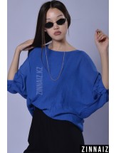 Блуза марлевка Zinnaiz 305488 blue