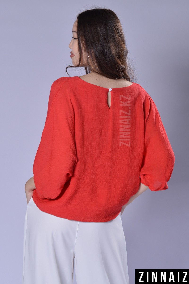 Блуза марлевка Zinnaiz 305488 red