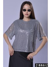 Блуза Zinnaiz z-3090 grey