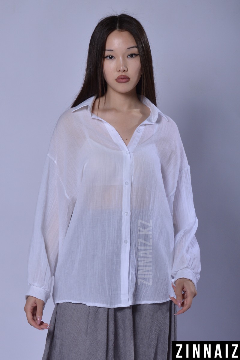Рубашка марлевка Zinnaiz z3118 white