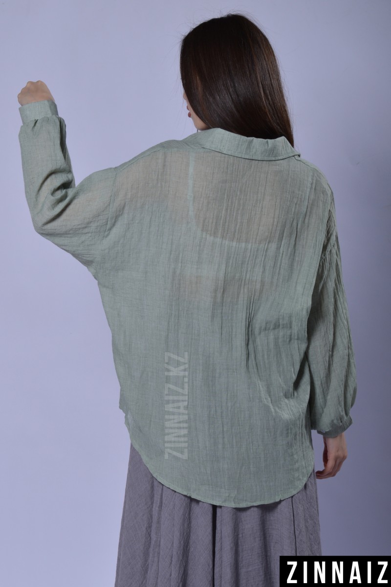 Рубашка марлевка Zinnaiz z3118 pistachio