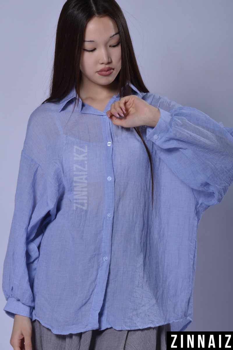 Рубашка марлевка Zinnaiz z3118 blue