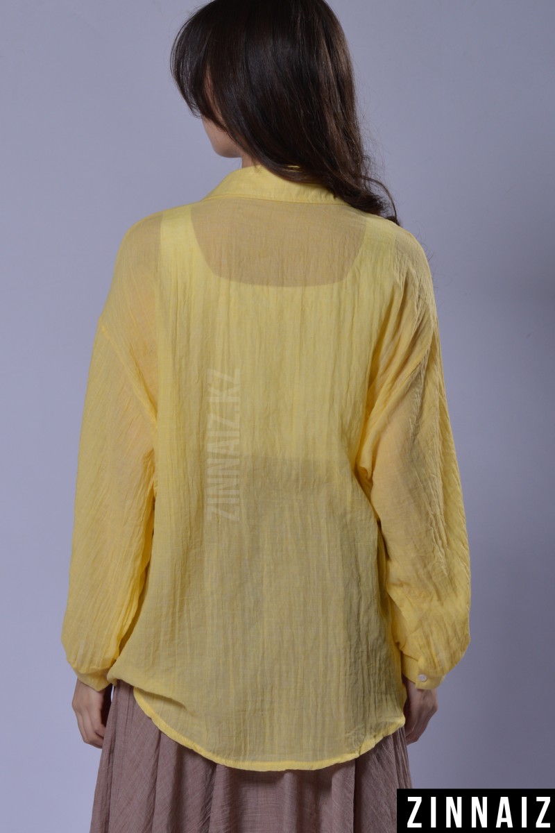 Рубашка марлевка Zinnaiz z3118 yellow