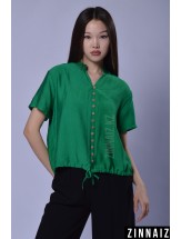 Блузка Zinnaiz z3119 green