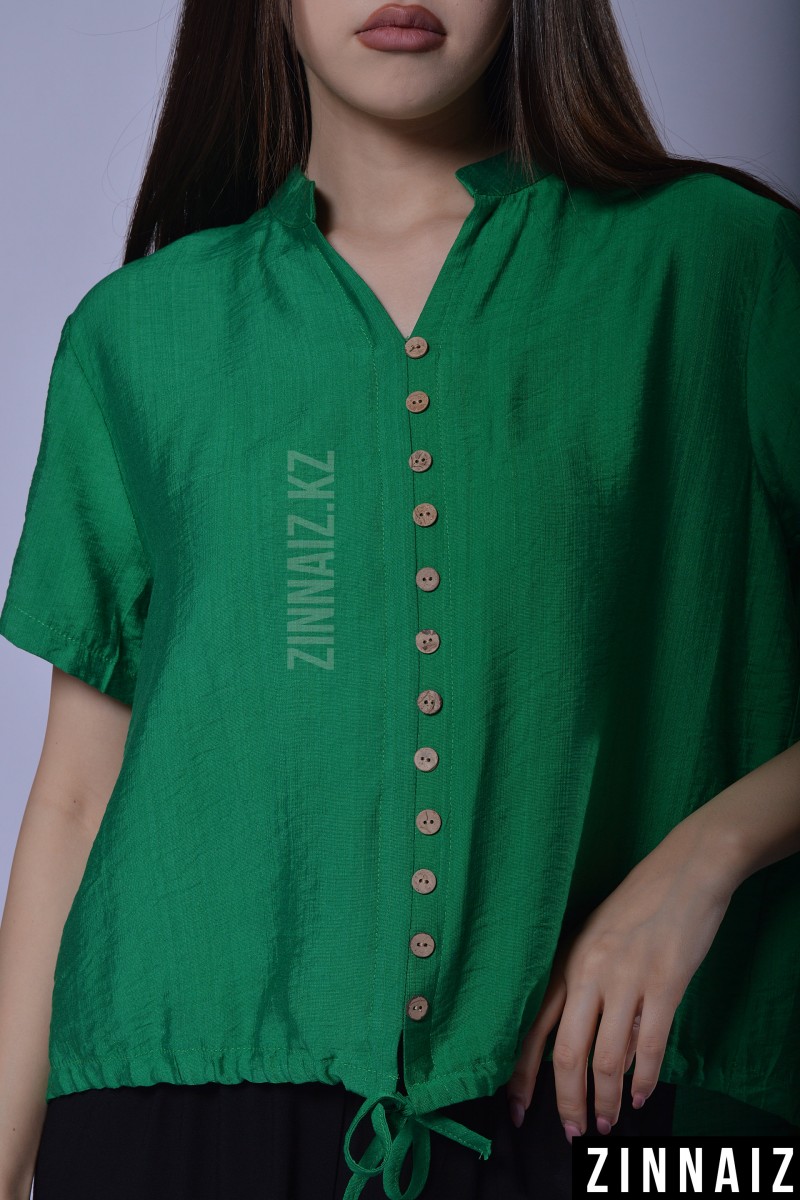 Блузка Zinnaiz z3119 green