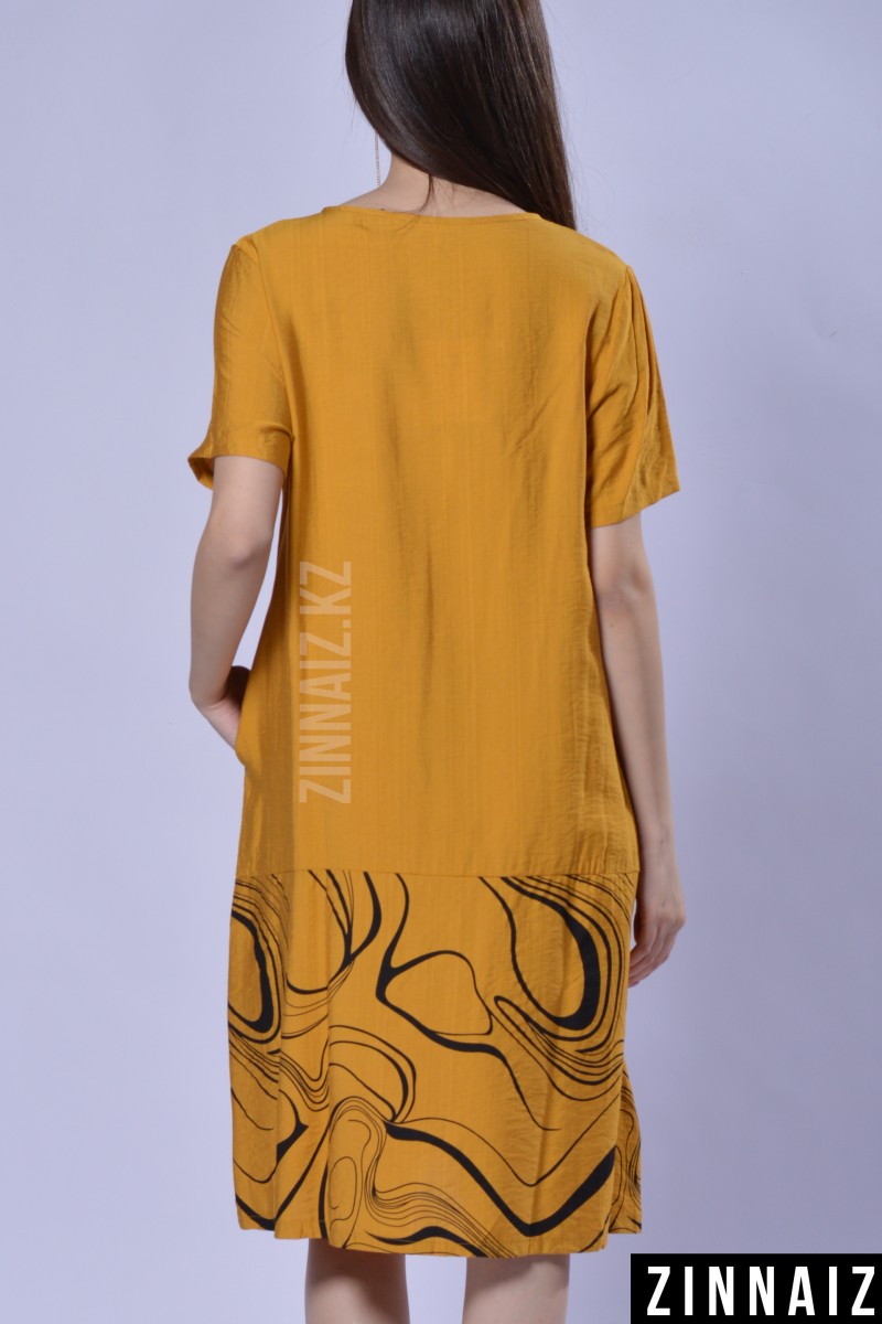 Платье Zinnaiz z3126 оранжевое